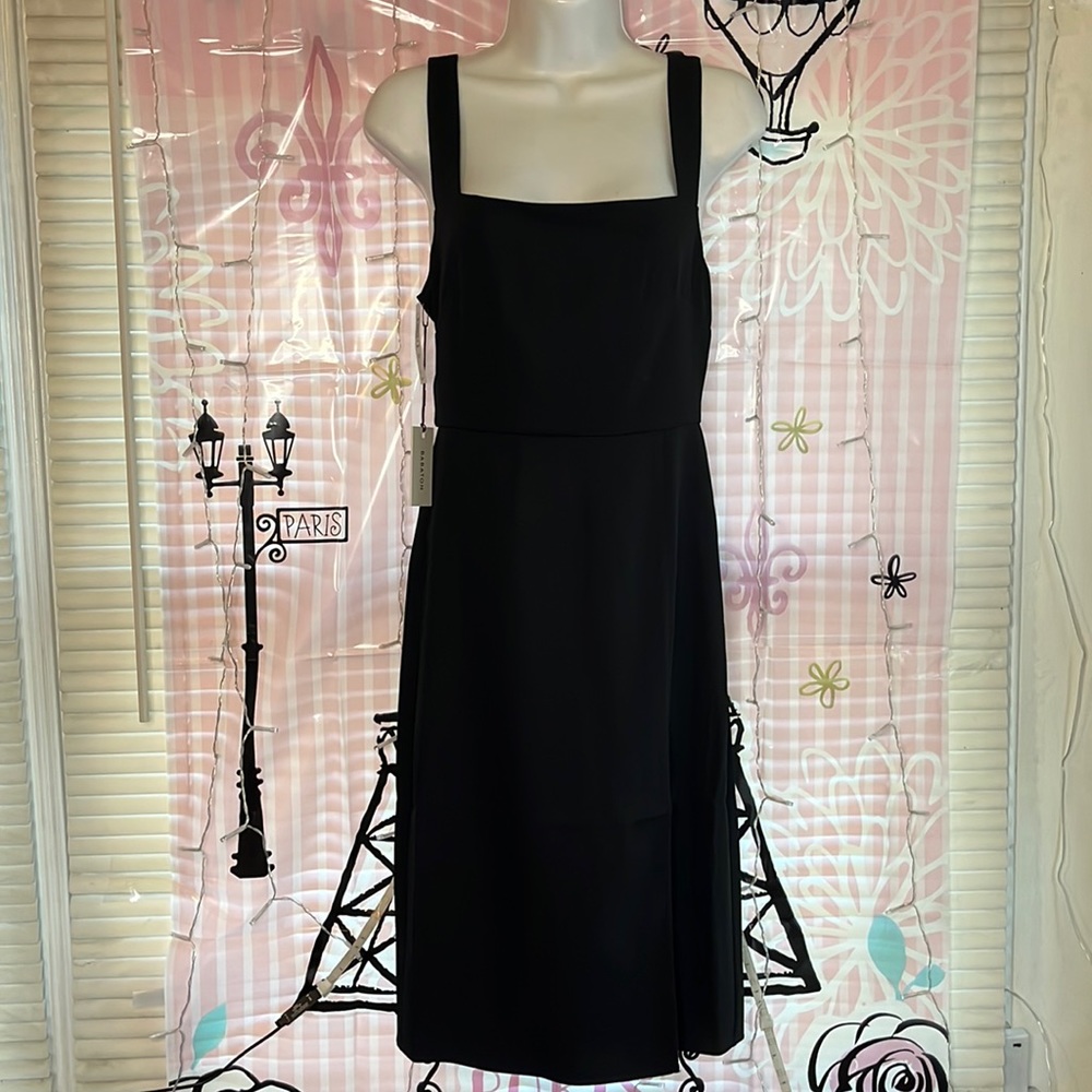 Aritzia 90s slip Black Midi Dress